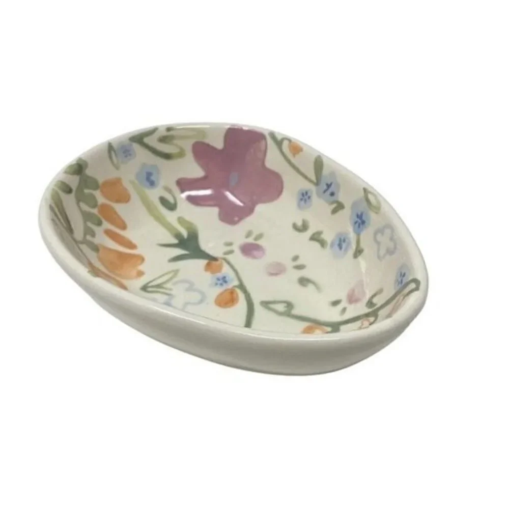 Threshold stoneware floral